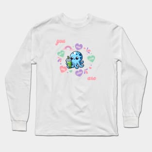 Matcha Octo Sip You Are Loved Long Sleeve T-Shirt